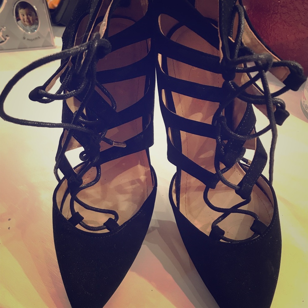 Black heels